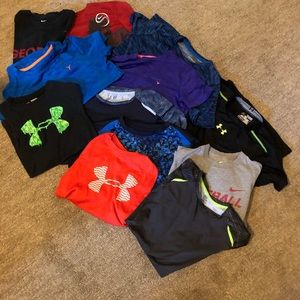 Under Armour, Nike, champion, T-shirts bundle
